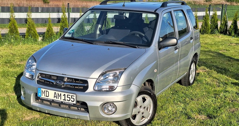 Subaru Justy cena 13900 przebieg: 181000, rok produkcji 2006 z Słomniki małe 191